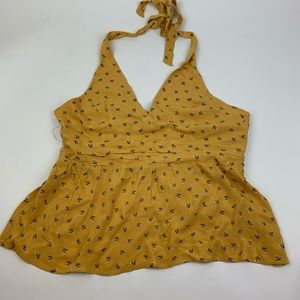 American Eagle Floral Halter Top